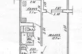 1 room apartment 33 m² Minsk, Belarus