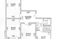 3 room apartment 67 m² Minsk, Belarus
