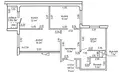 3 room apartment 69 m² Pryluki, Belarus