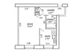 1 room apartment 32 m² Minsk, Belarus