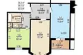 2 room apartment 60 m² Lyasny, Belarus