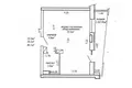 1 room apartment 36 m² Minsk, Belarus