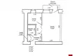 1 room apartment 34 m² Minsk, Belarus